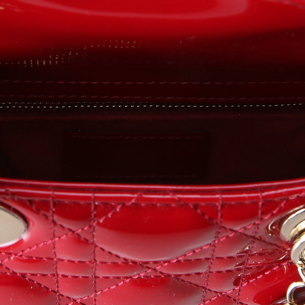 CHRISTIAN DIOR(USED)크리스찬디올 레이디디올 페이던트 미니 레드